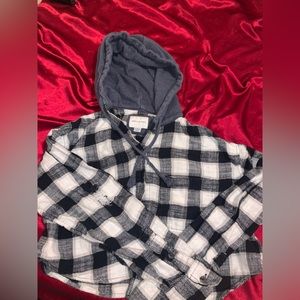 American eagle distresses flannel
